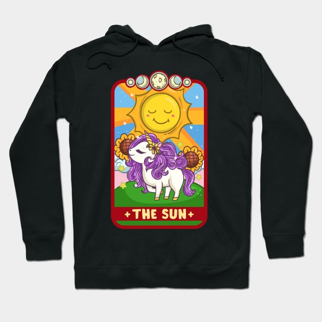 The Sun - Cute Kawaii Anime Tarot Card T-Shirt Hoodie by biNutz